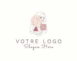 Woman Aesthetic Beauty Logo