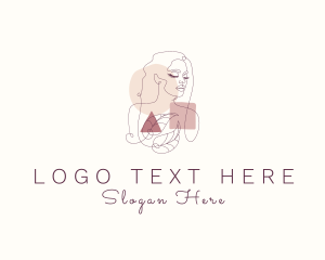 Aesthetic - Woman Aesthetic Beauty logo design