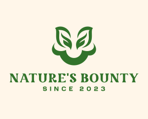 Nature Organic Leaf  logo design