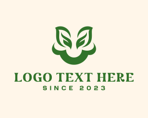 Frog - Nature Organic Leaf logo design