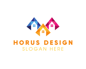 Crystal House Real Estate logo design