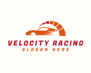 Sports Car Racing Meter logo design