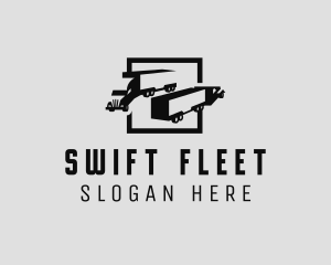 Truck Fleet Transport logo design