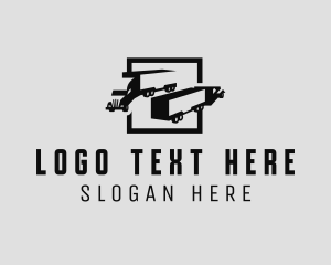 Logistics - Truck Fleet Transport logo design