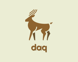 Minimalist - Minimalist Deer Silhouette logo design
