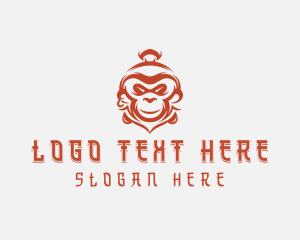 Streaming - Gaming Monkey Ape logo design