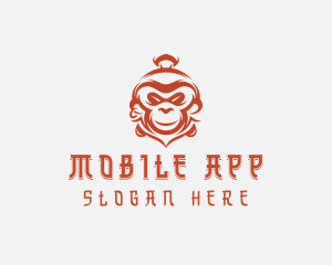 Gaming Monkey Ape  Logo