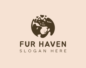 Fur - Dog Cat Lover logo design