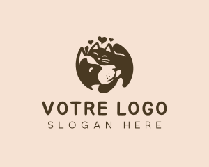 Fur - Dog Cat Lover logo design