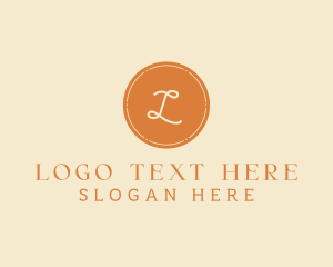 Lettermark - Retro Generic Business Circle logo design