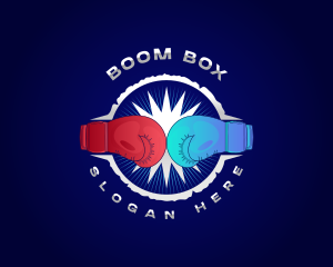 Boxing Glove Tournament logo design