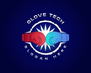 Boxing Glove Tournament logo design