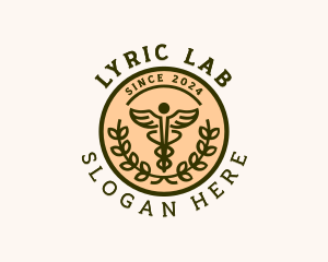 Pharmacy Clinic Laboratory logo design