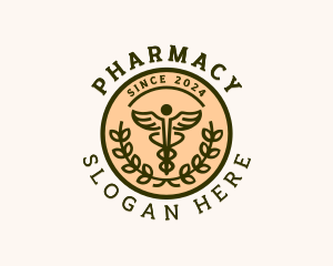 Pharmacy Clinic Laboratory logo design