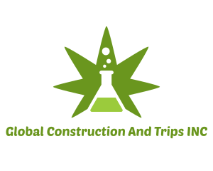 Green - Cannabis Laboratory Research logo design