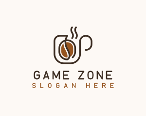 Snack - Coffee Bean Drink logo design