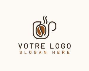 Bean - Coffee Bean Drink logo design