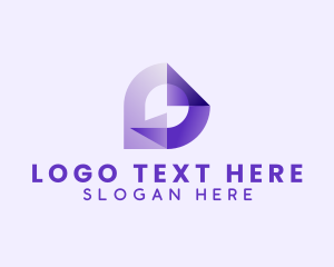 Purple - Digital Business Technology logo design