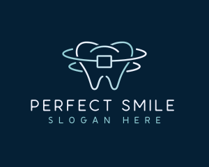 Braces - Orthodontist Dental Tooth logo design