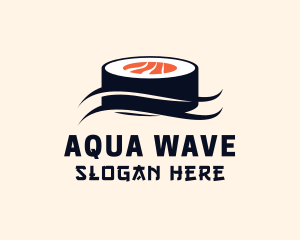 Asian Sushi Wave logo design