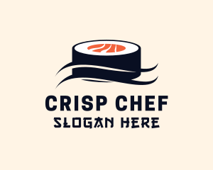 Asian Sushi Wave logo design