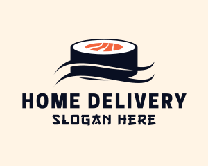 Asian Sushi Wave logo design