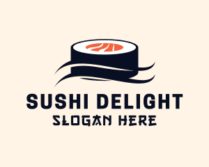Sushi - Asian Sushi Wave logo design