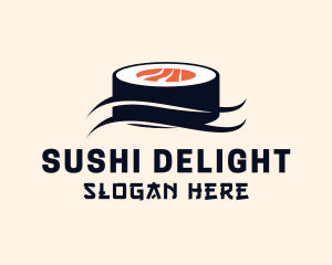 Asian Sushi Wave logo design