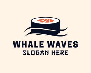 Asian Sushi Wave logo design