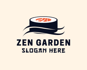 Asian Sushi Wave logo design