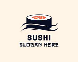 Asian Sushi Wave logo design