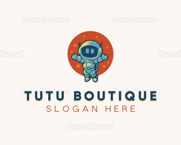 Astronaut Space Suit Costume Logo