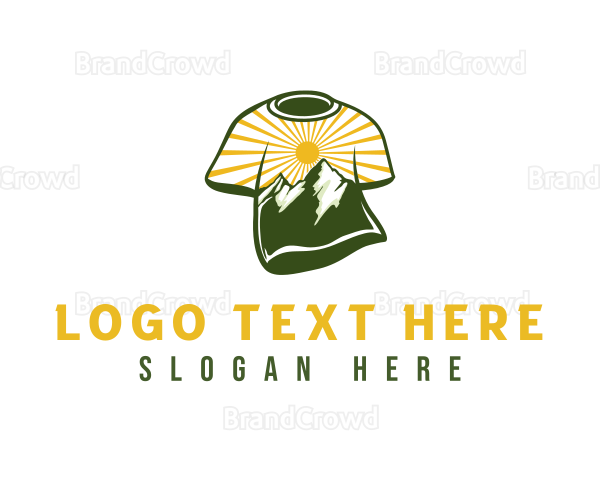 Mountain Tshirt Printing Logo