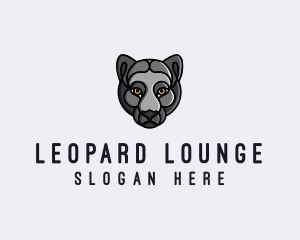 Leopard - Wild Black Panther logo design