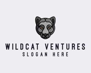 Wild Black Panther logo design