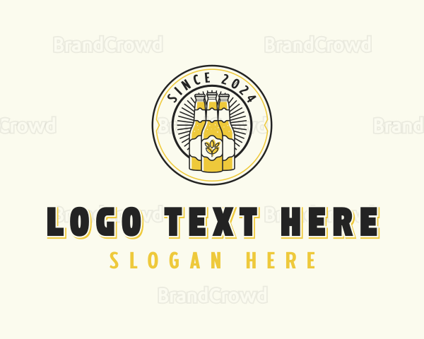 Beer Liquor Bar Logo