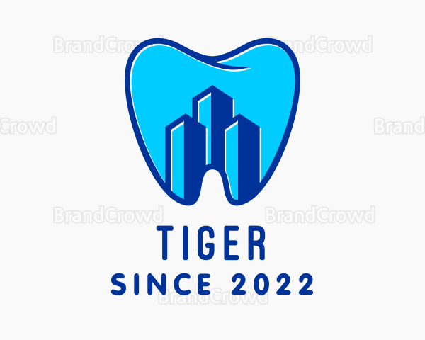 Dental Tooth Clinic Building Logo