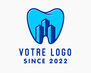 Dentistry - Dental Tooth Clinic Building logo design