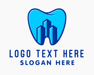 Dental Tooth Clinic Building Logo
