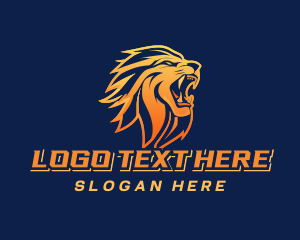 Mascot - Wild Lion Gaming logo design