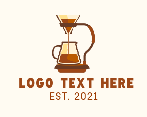 Coffee Shop - Filtered Coffee Maker logo design