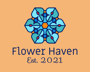 Flower Centerpiece Pattern  logo design