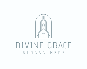 Church Architecture Christian logo design