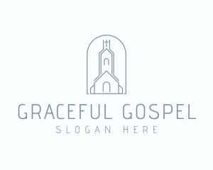 Gospel - Church Architecture Christian logo design