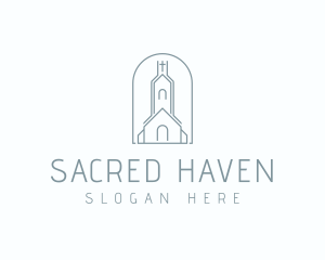 Church Architecture Christian logo design