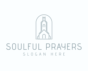 Church Architecture Christian logo design