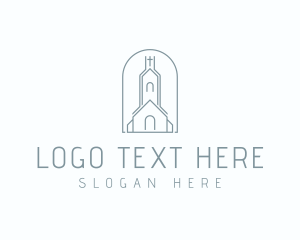 Church Architecture Christian Logo