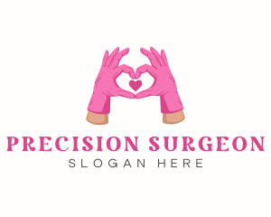 Surgeon - Medical Surgical Gloves logo design