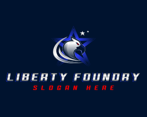 Star Eagle Patriotic logo design