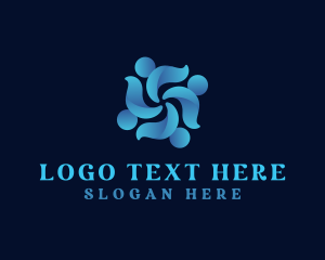 Social - Human People Company logo design